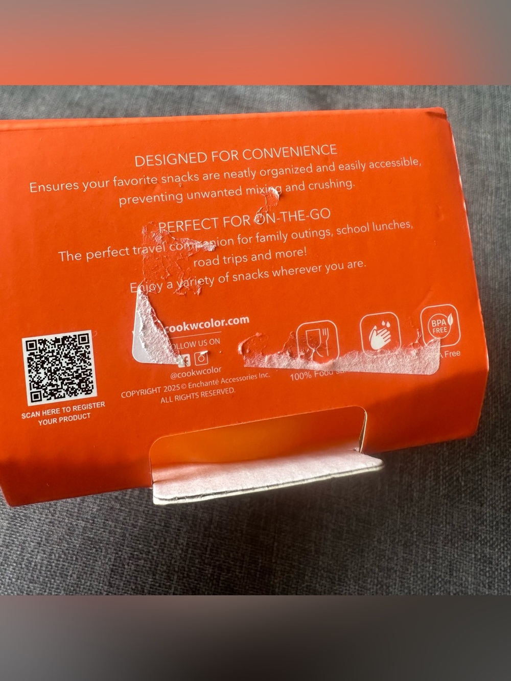 CWC Cook With Color Pumpkin Snack Box - Picture 4 of 5